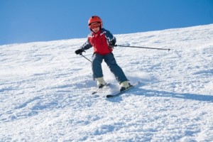 Przez zabawę do nauki - jazda na nartach