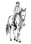 Jeździec - jeździectwo (hippika)