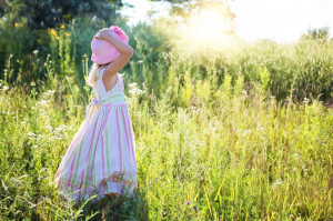Baleriny i sukienka - idealna stylizacja na lato dla dziecka