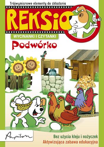 Wycinanki i czytanki. Reksio. Podwórko