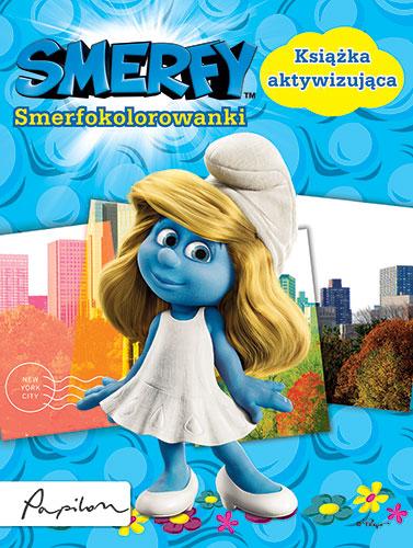Smerfy. Smerfokolorowanki. Książka aktywizująca