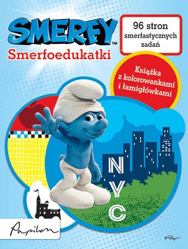 Smerfy. Smerfoedukatki. Książka z kolorowankami i łamigłówkami. 96 stron smerfastycznych zadań