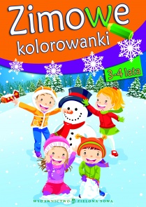 Zimowe kolorowanki 3-4