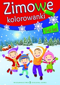 Zimowe kolorowanki 5-6