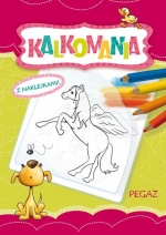 Kalkomania z naklejkami. Pegaz