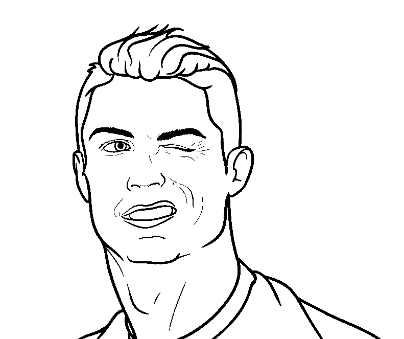 Kolorowanki Ronaldo Do Druku