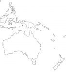 Mapa Australii i Ocenii