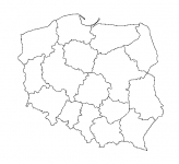 Mapa Polski