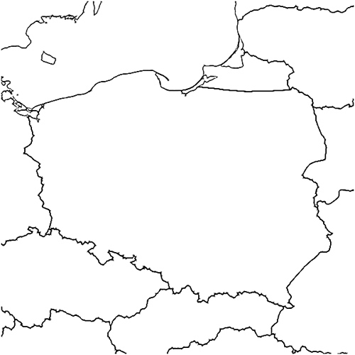 Sąsiedzi Polski Mapa Do Druku Kolorowanka Mapa Polski « maluchy.pl