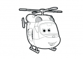Super Wings helikopter Batman Robin