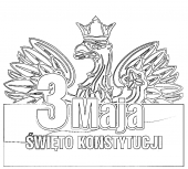 Święto Konstytucji 3 maja - orzeł i flaga
