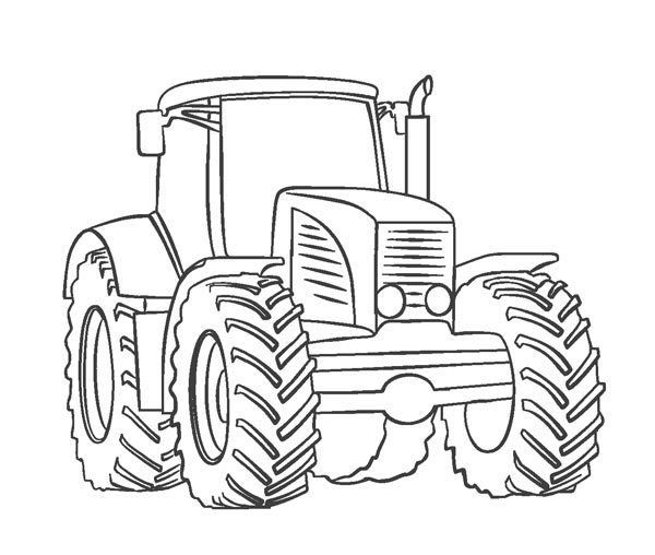 Kolorowanka Traktor Maluchy Pl