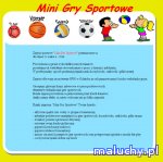 Mini Gry Sportowe
(www.mini-sport.pl) - Gdańsk - zajęcia dla dzieci