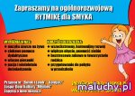 Ogólnorozwojowa Rytmika dla Smyka od 1,5 do 4 lat na ZASPIE - Gdańsk - zajęcia dla dzieci