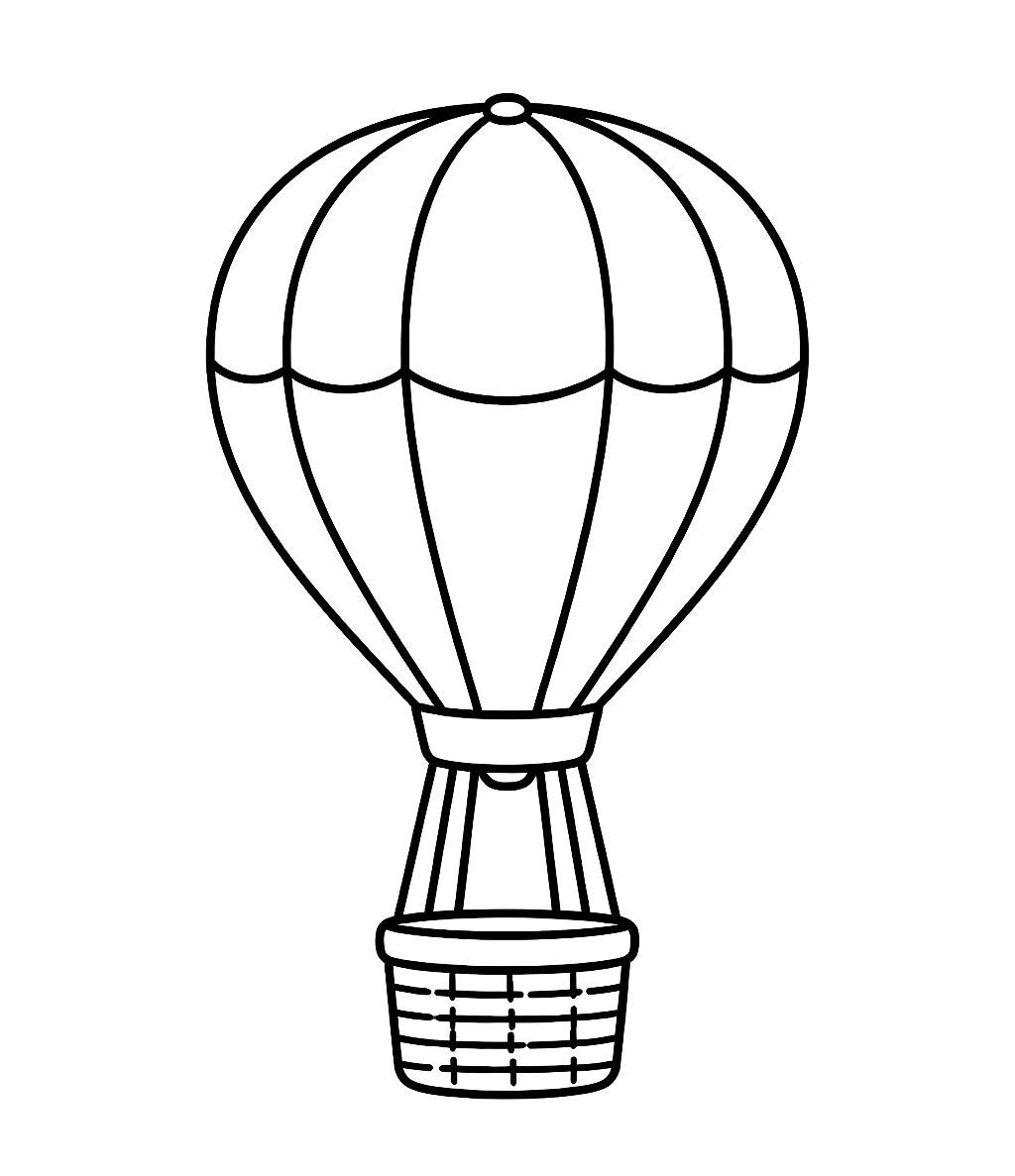 Balon - kolorowanka do druku