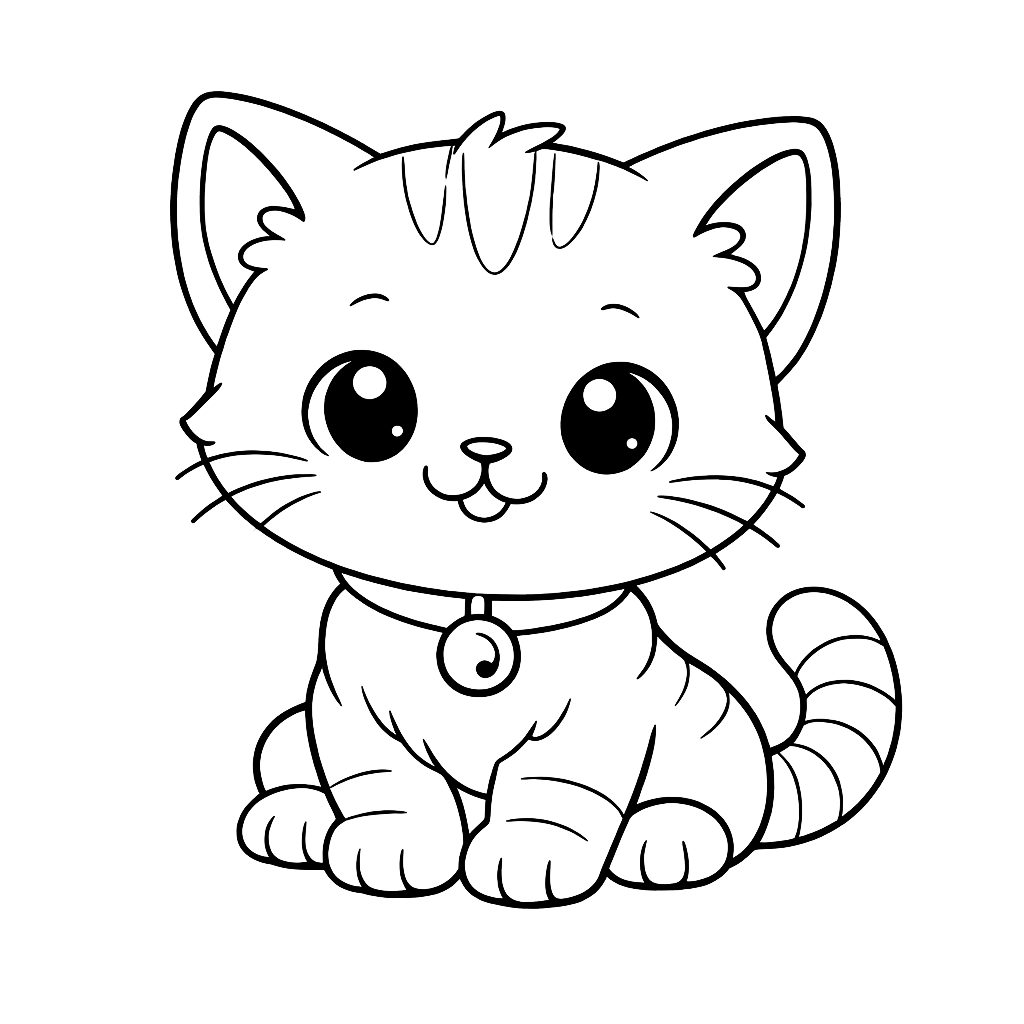 Dzień Kota - kolorowanka do druku