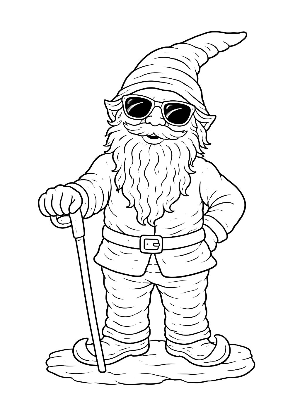 Wrocławski Krasnal - kolorowanka do druku